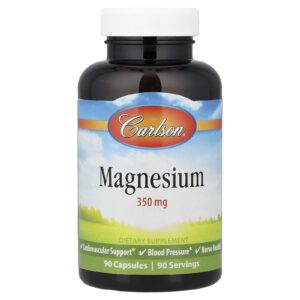 Carlson Magnésio 350 mg 90 Cápsulas