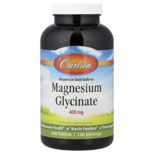 Carlson Glicinato de Magnésio 240 Comprimidos (200 mg por Comprimido)