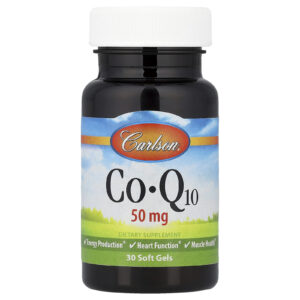 Carlson CoQ10 50 mg 30 Cápsulas Softgel