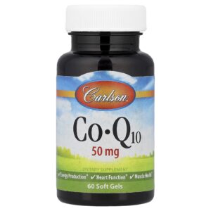 Carlson CoQ10 50 mg 60 Cápsulas Softgel