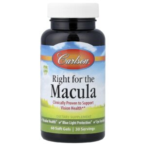 Carlson Right for® the Macula 60 Cápsulas Softgel