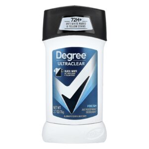Degree UltraClear Preto + Branco Desodorante Antitranspirante Fresco 76 g (27 oz)