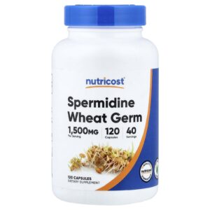 Nutricost Espermidina Germe de Trigo 120 Cápsulas