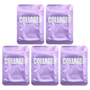 Lapcos Conjunto de Máscaras de Beleza Firmadoras de Colágeno 5 Folhas 25 ml (084 fl oz) Cada