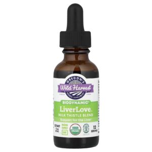 Oregons Wild Harvest LiverLove™ Biodynamic® Mistura de Cardo-mariano 30 ml (1 fl oz)