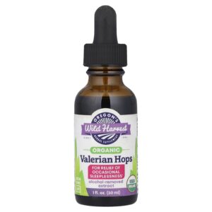 Oregons Wild Harvest Lúpulo de Valeriana Orgânica 30 ml (1 fl oz)