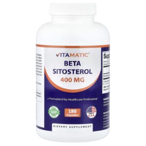Vitamatic Beta Sitosterol 400 mg 180 Cápsulas
