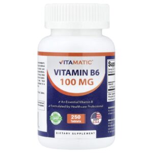 Vitamatic Vitamina B6 100 mg 250 comprimidos