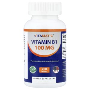 Vitamatic Vitamina B1 100 mg 250 comprimidos