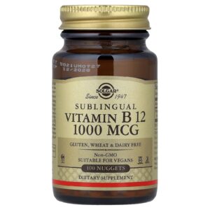 Solgar Vitamina B 12 Sublingual 1.000 mcg 100 Cápsulas