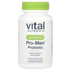 Vital Nutrients Hyperbiotics® Probiótico Pro-Men® 60 Comprimidos Veganos