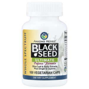Amazing Herbs Black Seed Ultimate Defense Formula 100 Cápsulas Vegetarianas