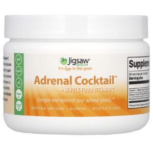 Jigsaw Health Coquetel Adrenal + Vitamina C de Alimentos Integrais 240 g (847 oz)