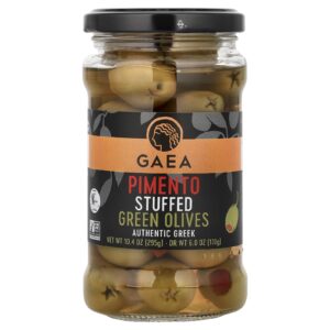Gaea Azeitonas Verdes Recheadas com Pimento 295 g (104 oz)