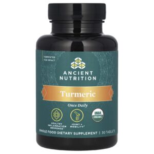 Ancient Nutrition Cúrcuma uma vez ao dia 30 comprimidos