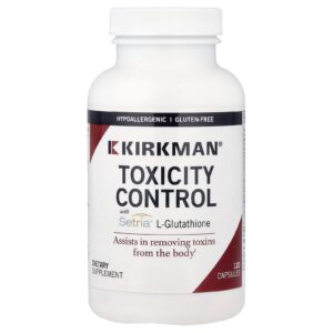 Kirkman Labs Controle da Toxicidade com Setria L-Glutathione 120 Cápsulas