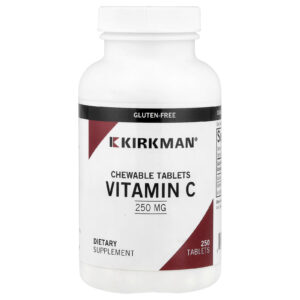 Kirkman Labs Vitamina C mastigável 250 mg 250 comprimidos