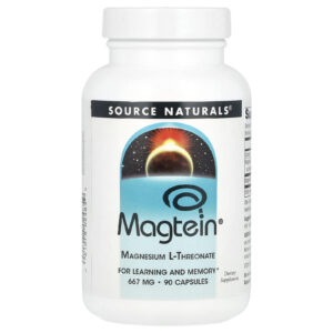Source Naturals Magtein® L-Treonato de Magnésio 90 Cápsulas
