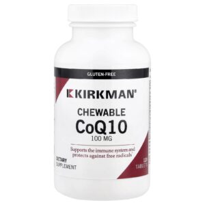 Kirkman Labs CoQ10 Mastigável 120 Comprimidos