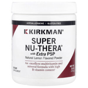 Kirkman Labs Pó Super Nu-Thera com P-5-P Limão Natural 454 g (16 oz)