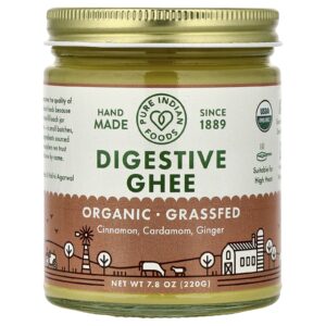 Pure Indian Foods Ghee Digestivo Orgânico 220 g (78 oz)