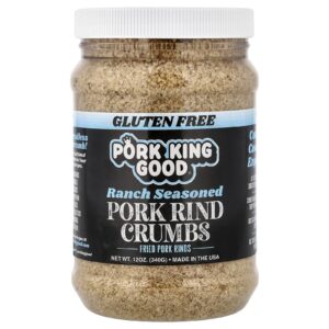 Pork King Good Migalhas de Casca de Porco Temperado em Rancho 340 g (12 oz)