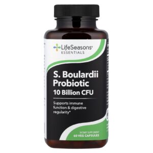 LifeSeasons Prodiotico S. Boulardii 60 Cápsulas Vegetais (250 mg por Cápsula)