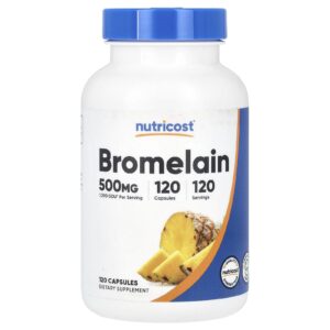 Nutricost Bromelaína 500 mg 120 Cápsulas