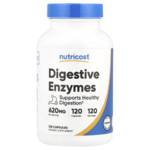 Nutricost Enzimas Digestivas 620 mg 120 Cápsulas