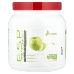 Metabolic Nutrition Pre-Workout ESP® Maçã Verde 300 g