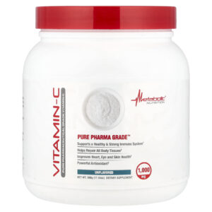 Metabolic Nutrition Vitamina C Sem Sabor 500 g (1764 oz)