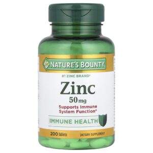 Natures Bounty Zinco 50 mg 200 Comprimidos