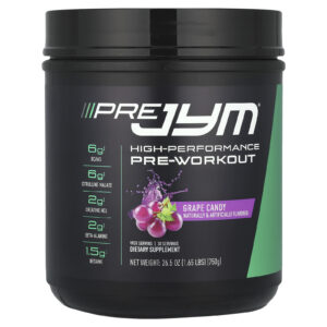 JYM Supplement Science Pré JYM Pré-treino de Alto Desempenho Doce de Uva 750 g (165 lbs)