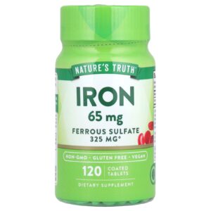 Natures Truth Ferro 65 mg 120 Comprimidos Revestidos