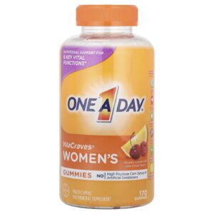 One-A-Day VitaCraves® Gomas de Suplemento Multivitamínico/Multimineral para Mulheres 170 Gomas