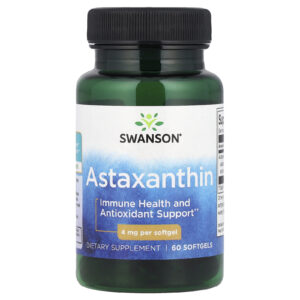 Swanson Astaxantina 4 mg 60 Cápsulas Softgel
