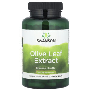 Swanson Extrato da Folha de Oliveira 500 mg 120 Cápsulas