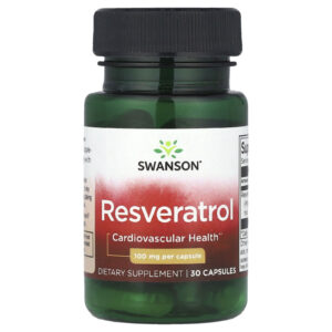 Swanson Resveratrol 100 mg 30 Cápsulas