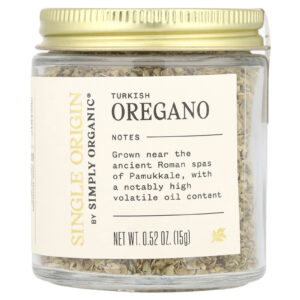 Simply Organic Origem Única Orégano Turco 15 g (052 oz)