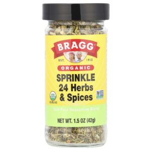 Bragg Orgânico Polvilhe com 24 Ervas e Temperos Especiarias 42 g (15 oz)