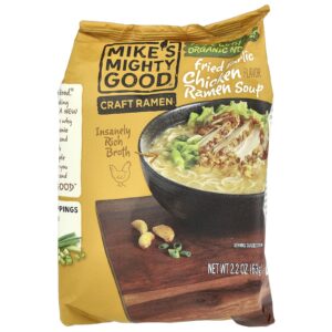 Mikes Mighty Good Ramen Craft Sopa de Ramen com Frango Frito com Alho 63 g (22 oz)