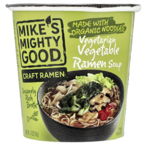 Mikes Mighty Good Ramen Artesanal Sopa de Ramen Vegetal 54 g (19 oz)