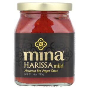 Mina Harissa Molho de Pimenta Vermelha Marroquina Suave 283 g (10 oz)