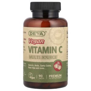 Deva Vitamina C Vegana Fonte Múltipla 90 Comprimidos