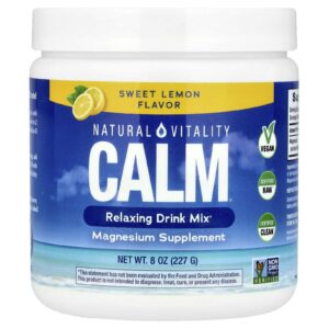 Natural Vitality CALM® Mistura para Bebida Relaxante Limão Doce 227 g (8 oz)