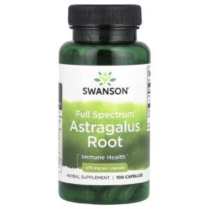 Swanson Raiz de Espectro Completo de Astrágalo 470 mg 100 Cápsulas