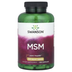 Swanson MSM 500 mg 250 Cápsulas