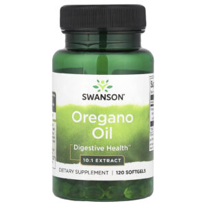 Swanson Óleo de Orégano 120 Cápsulas Softgel (150 mg por Cápsula Softgel)