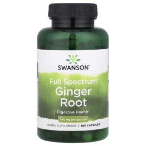 Swanson Raiz de Gengibre Full Spectrum® 540 mg 100 Cápsulas