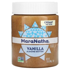 MaraNatha Manteiga de Amêndoa Cremosa Baunilha 340 g (12 oz)